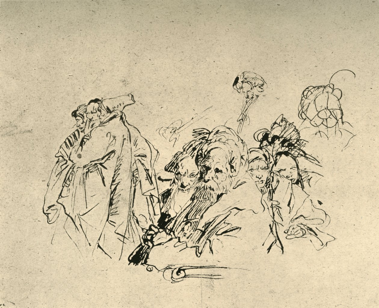Doğulular Grubu, 18. yüzyılın ortaları, 1928 by Giovanni Battista Tiepolo