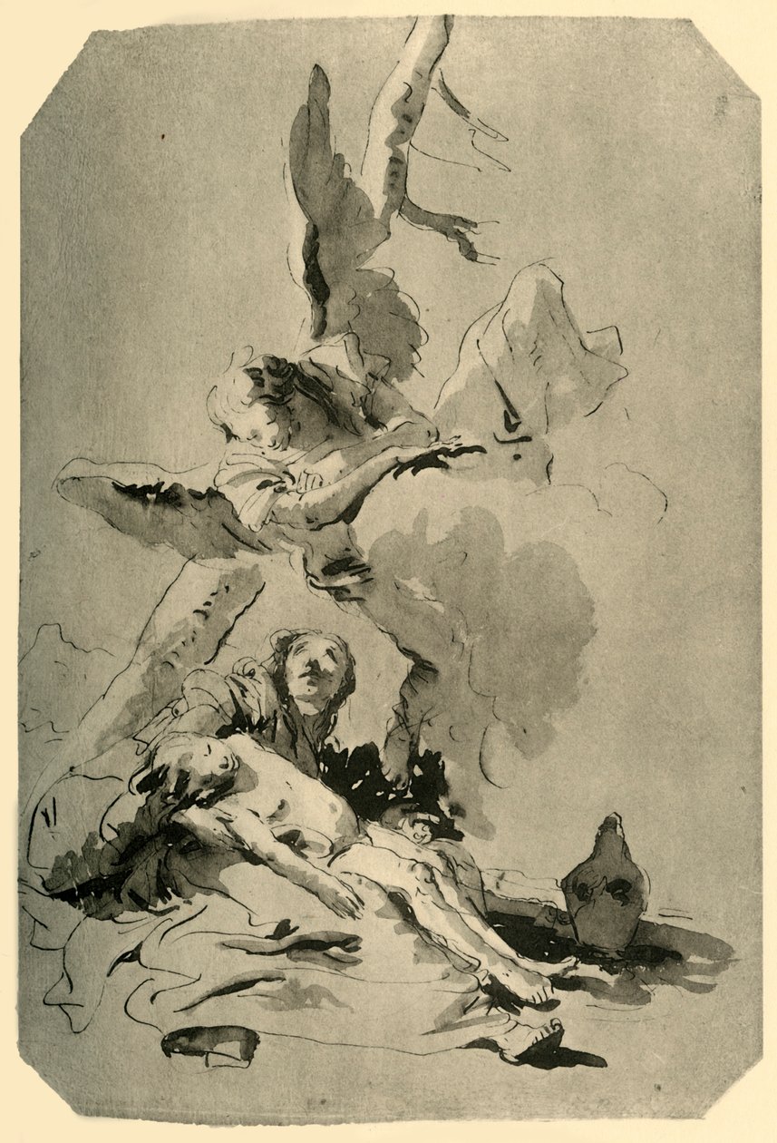 Hacer ve İsmail, 1735, 1928 by Giovanni Battista Tiepolo