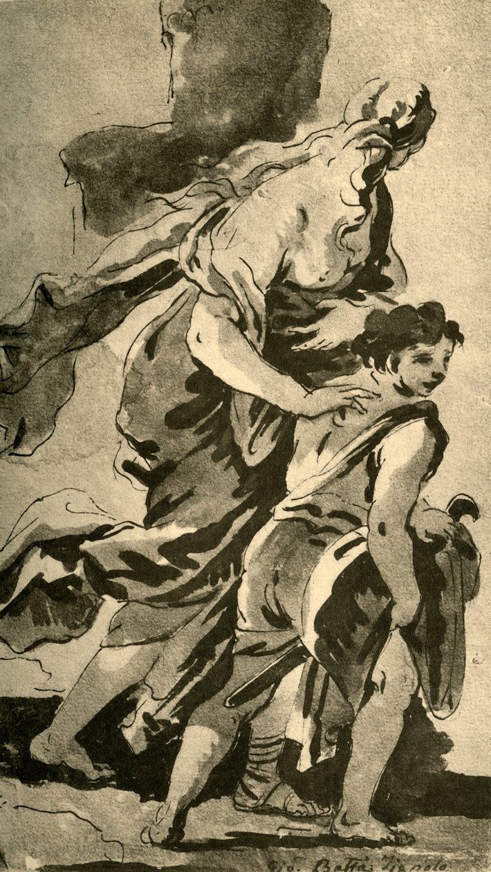 Hacer ve İsmail, 18. yüzyılın ortaları, 1928 by Giovanni Battista Tiepolo