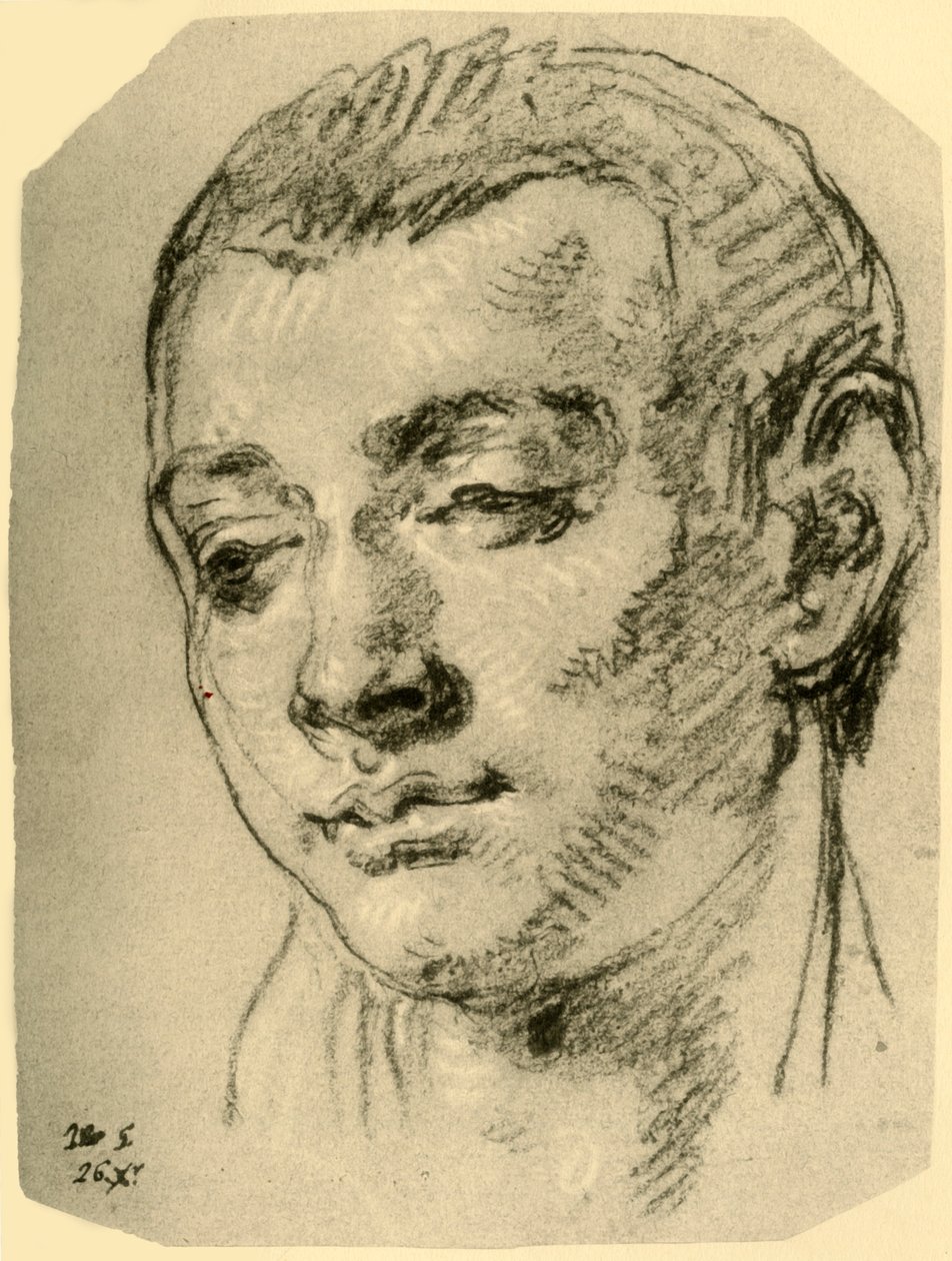 Bir Çocuğun Başı, 18. yüzyılın ortaları, 1928 by Giovanni Battista Tiepolo