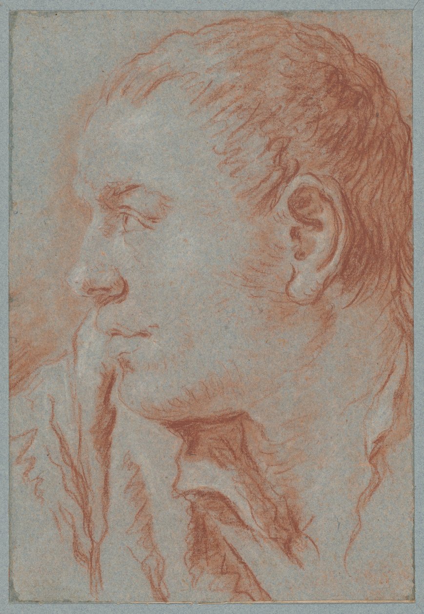Profildeki Genç Bir Adamın Başkanı by Giovanni Battista Tiepolo