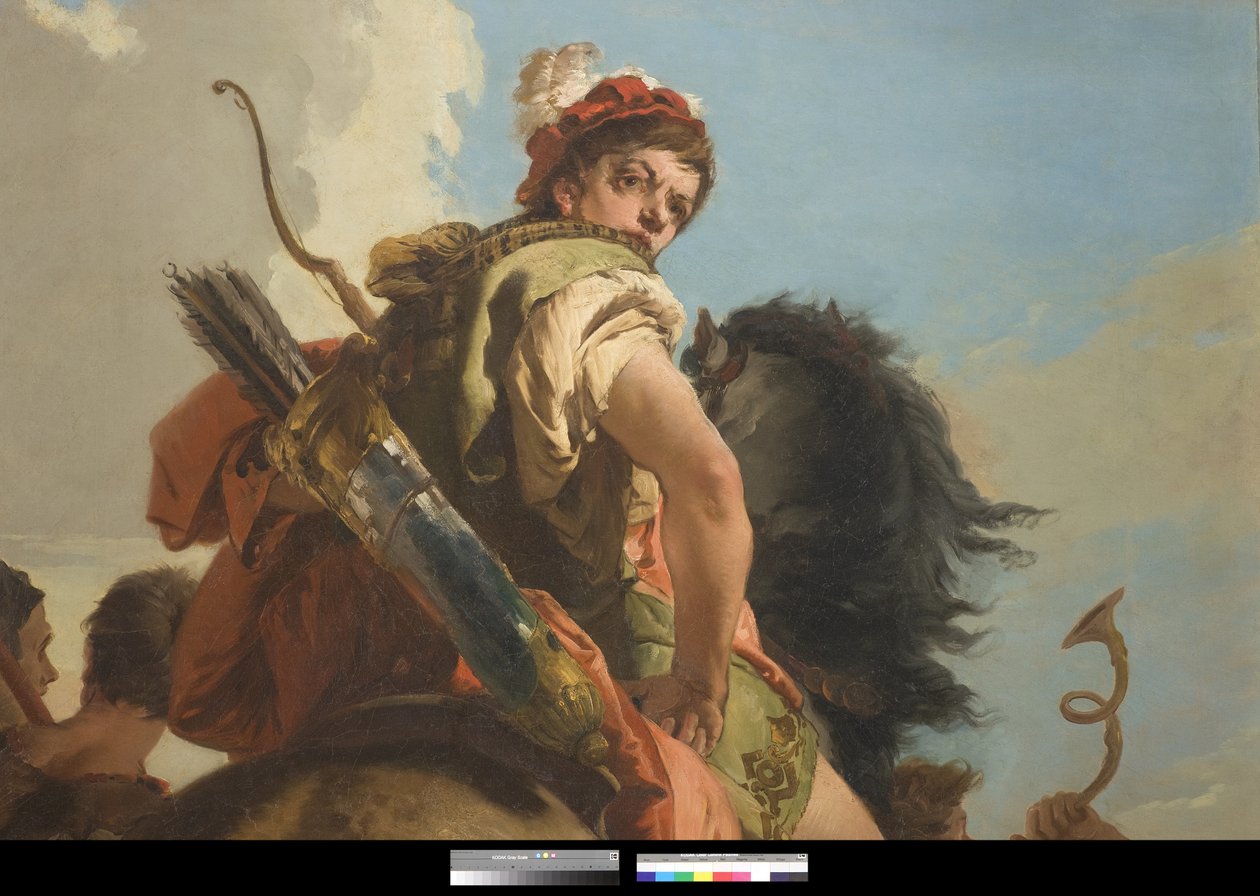 Atlı Avcı, 1718-30 by Giovanni Battista Tiepolo