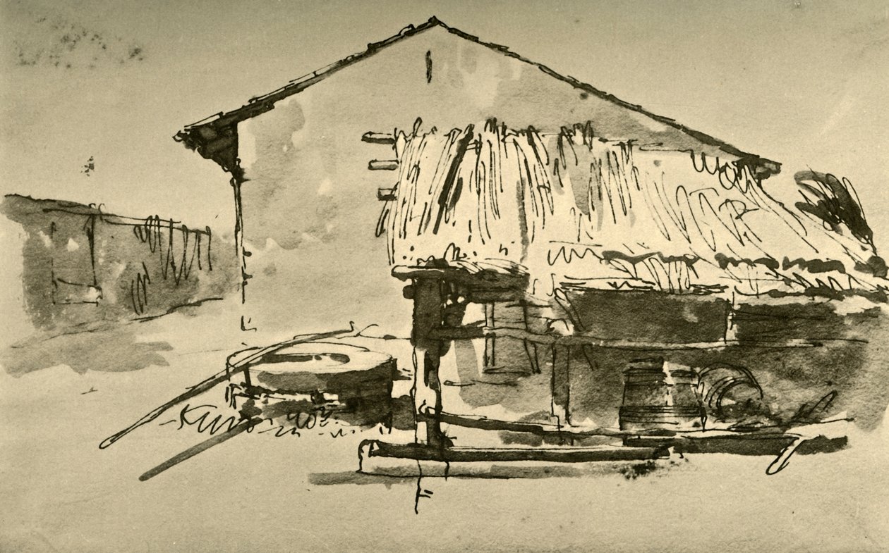 Bir Çiftlik Bahçesinin içi, 18. yüzyılın ortaları, 1928 by Giovanni Battista Tiepolo