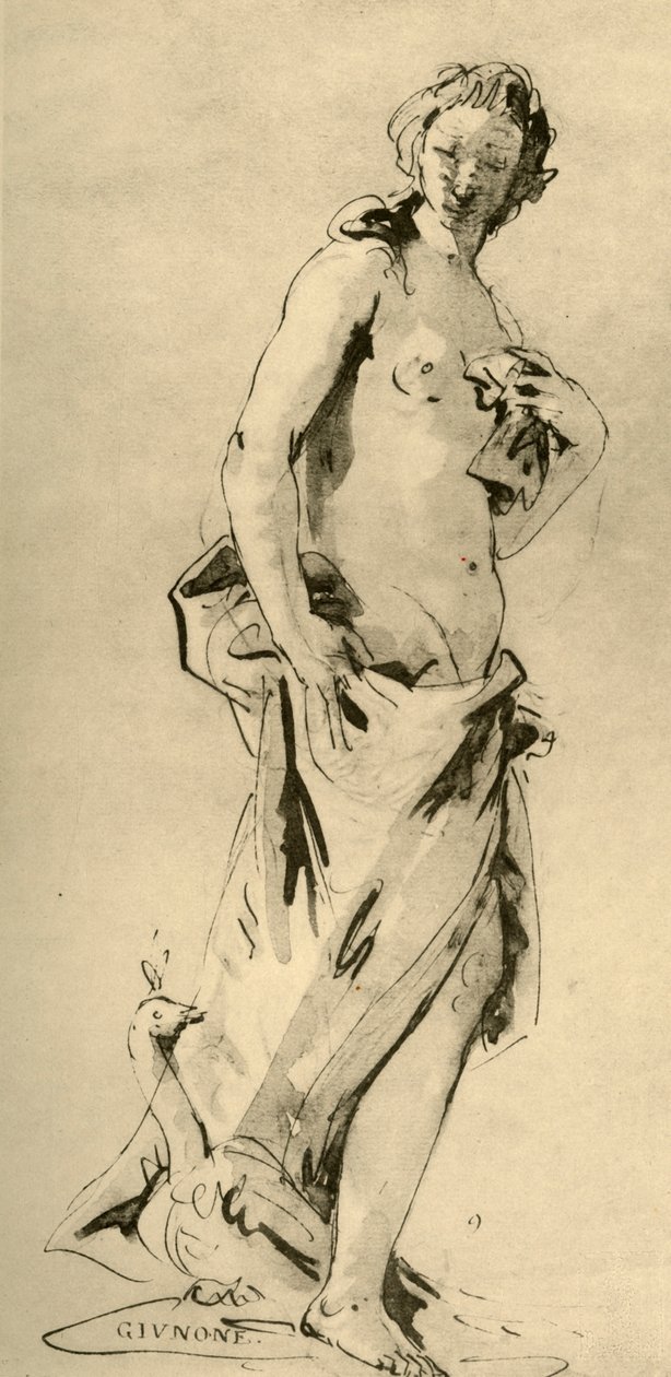 Juno, 18. yüzyılın ortaları, 1928 by Giovanni Battista Tiepolo