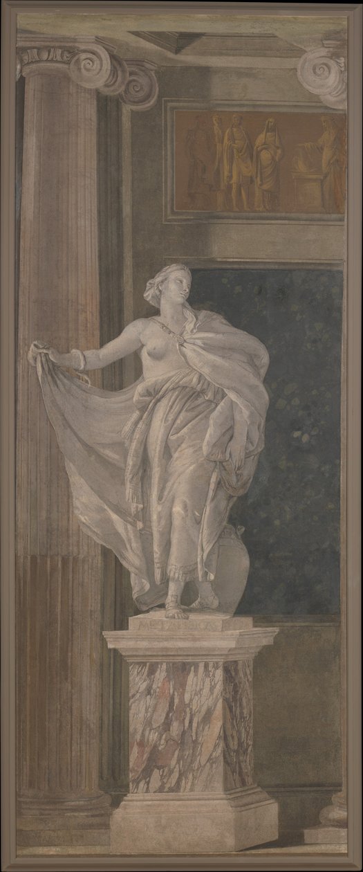 Metafizik, 1760 (tuvale aktarılan fresk) by Giovanni Battista Tiepolo