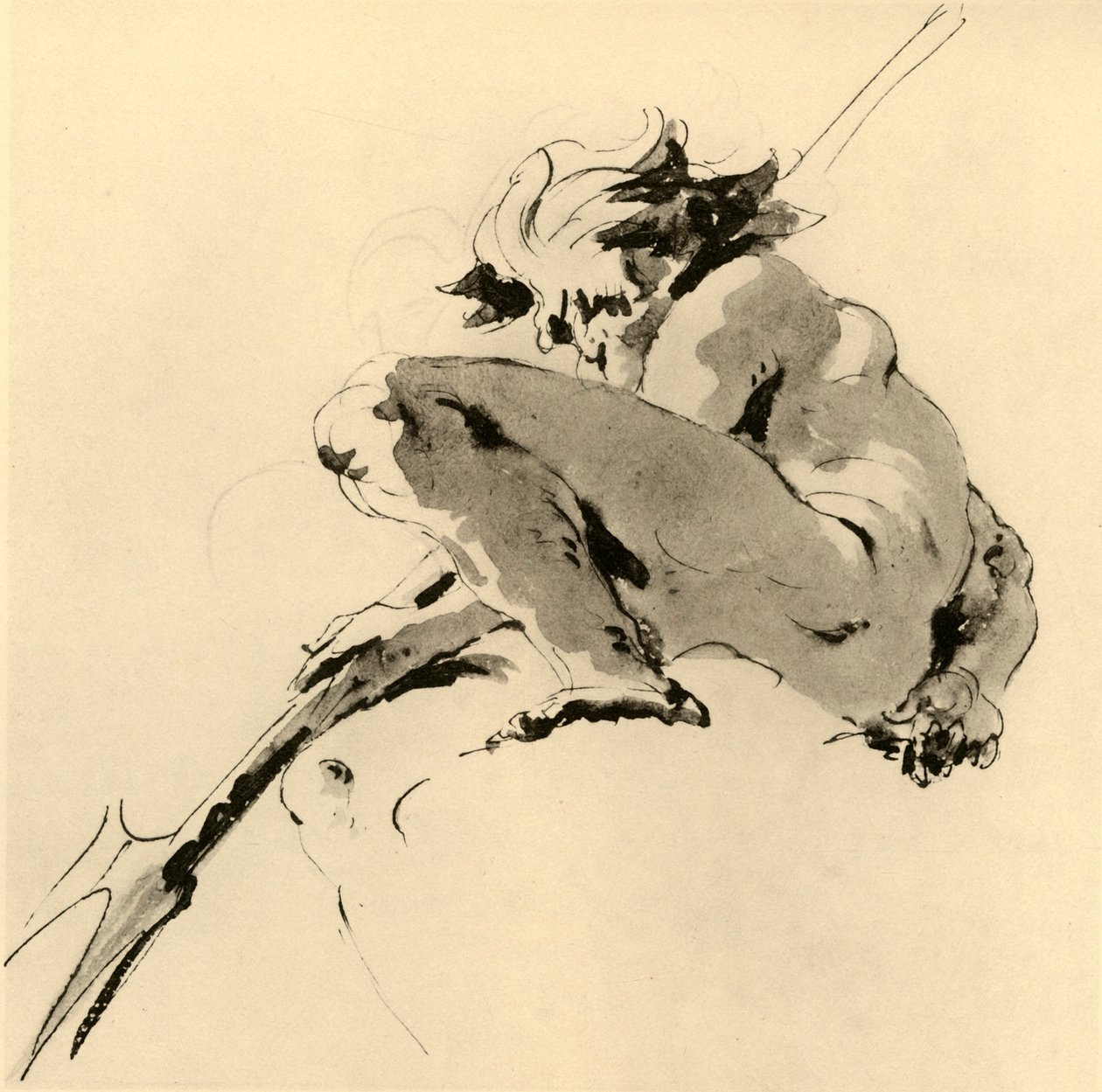 Neptün, c1740, 1928 by Giovanni Battista Tiepolo