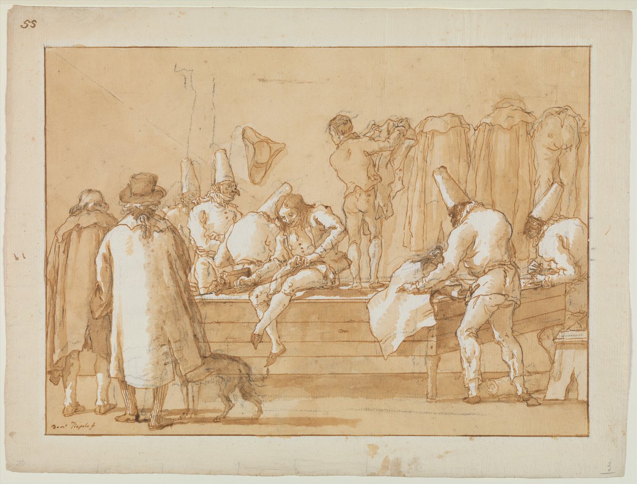 Punchinello, Terzi Asistanı olarak, c.1800 by Giovanni Battista Tiepolo