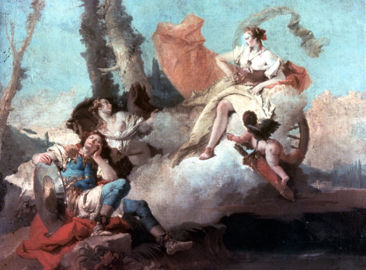 Rinaldo Armida tarafından Büyülendi 1742-1745 by Giovanni Battista Tiepolo
