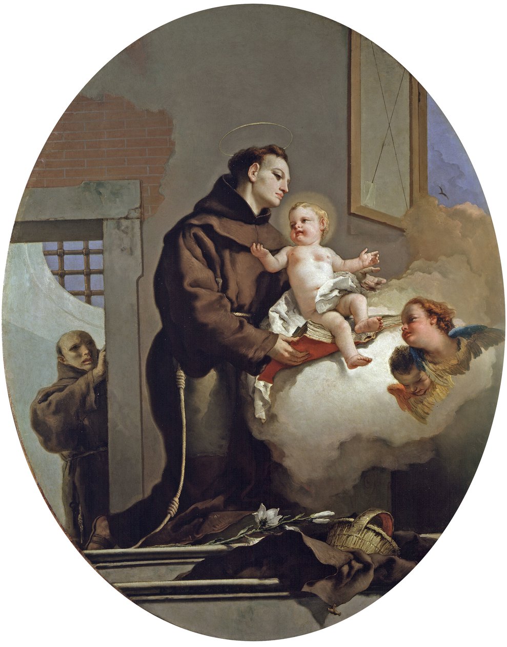 Bebek İsa ile Padua Aziz Anthony, 1767-69 by Giovanni Battista Tiepolo