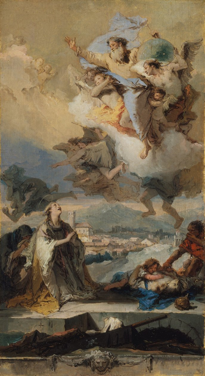 Aziz Thecla Veba Hastalığı İçin Dua Eder, 1758-59 by Giovanni Battista Tiepolo