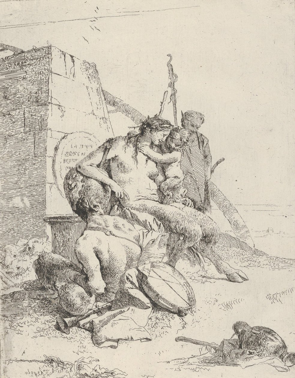 Dikilitaşlı Satyr Ailesi, Scherzi
