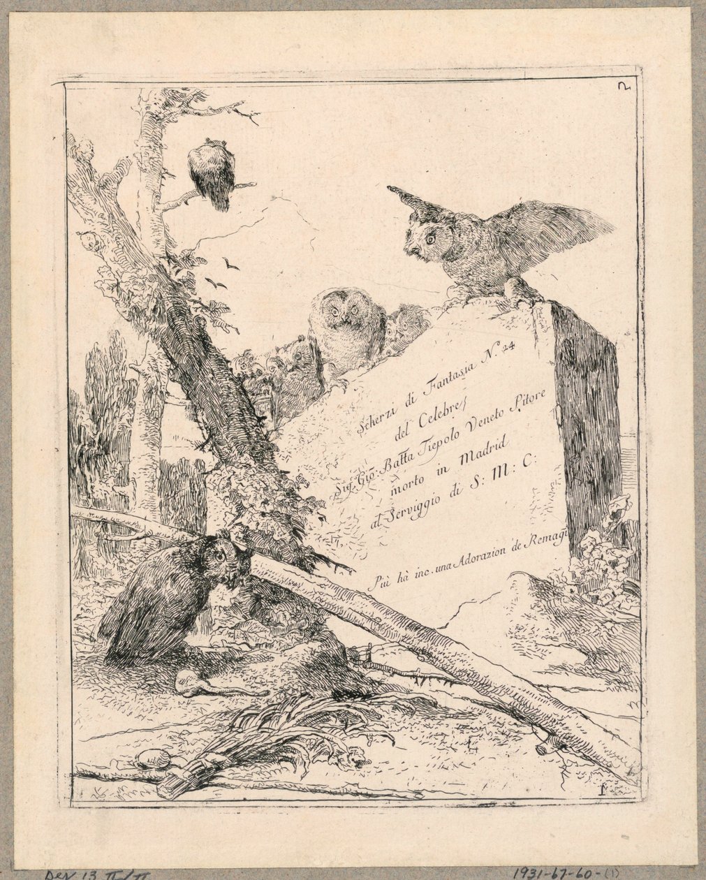 Fantastik Şakalar by Giovanni Battista Tiepolo