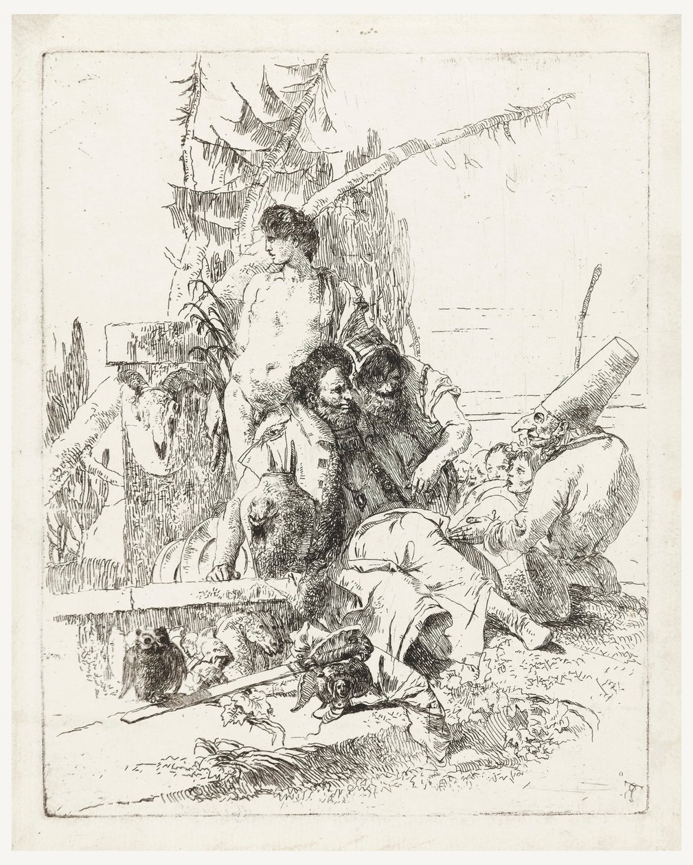 Fantastik Şakalar by Giovanni Battista Tiepolo