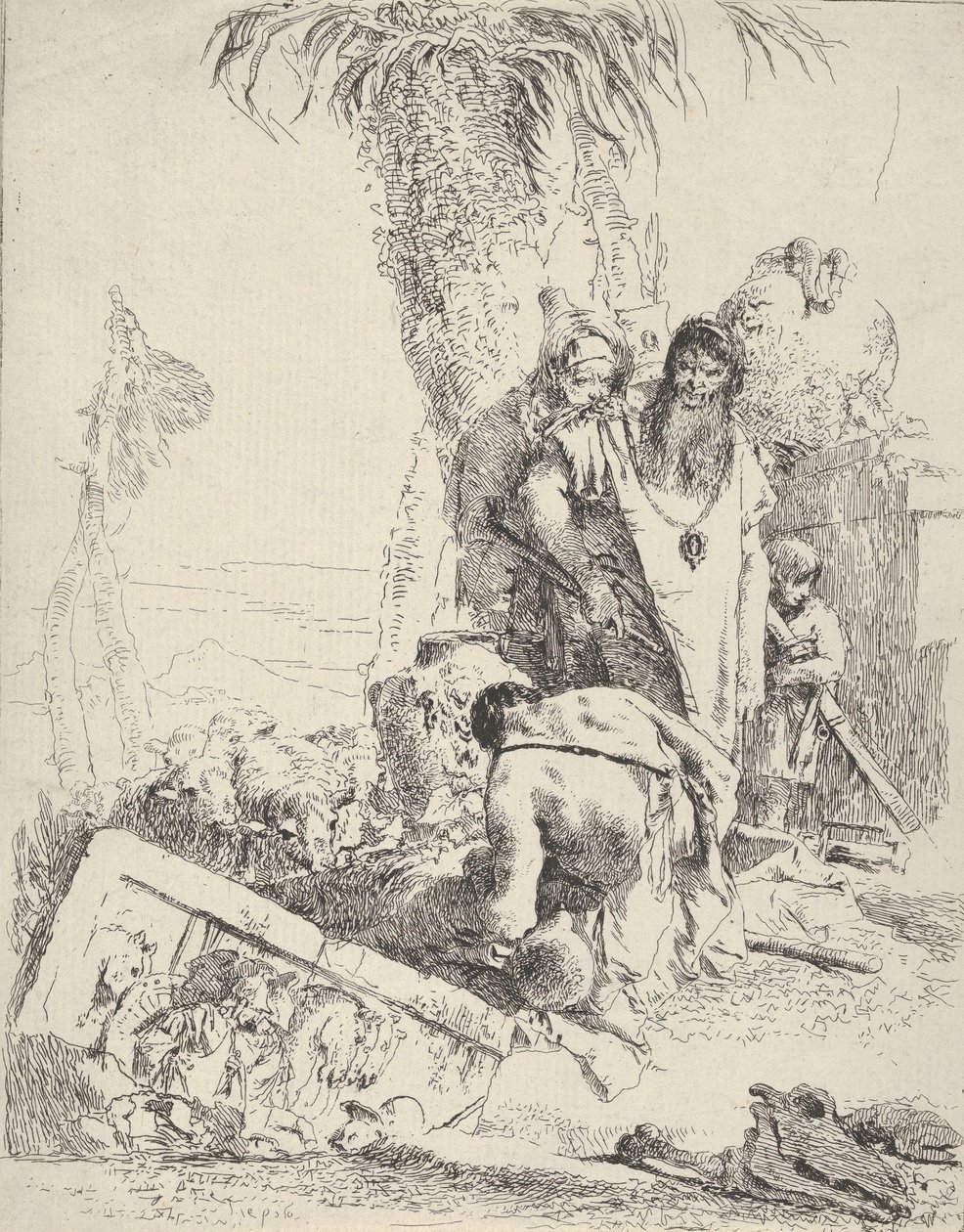 Shepherd with Two Magicians, Scherzi