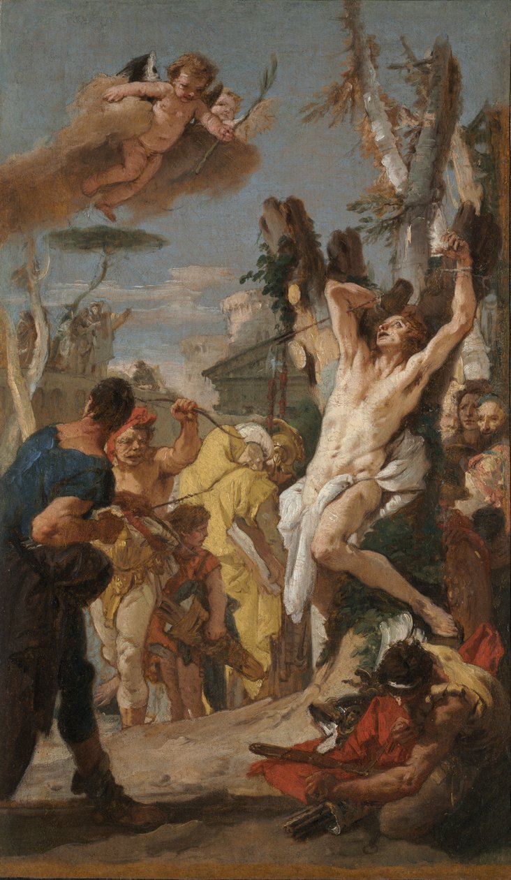 Aziz Sebastian Şehitliği Çalışması..., 1739. by Giovanni Battista Tiepolo