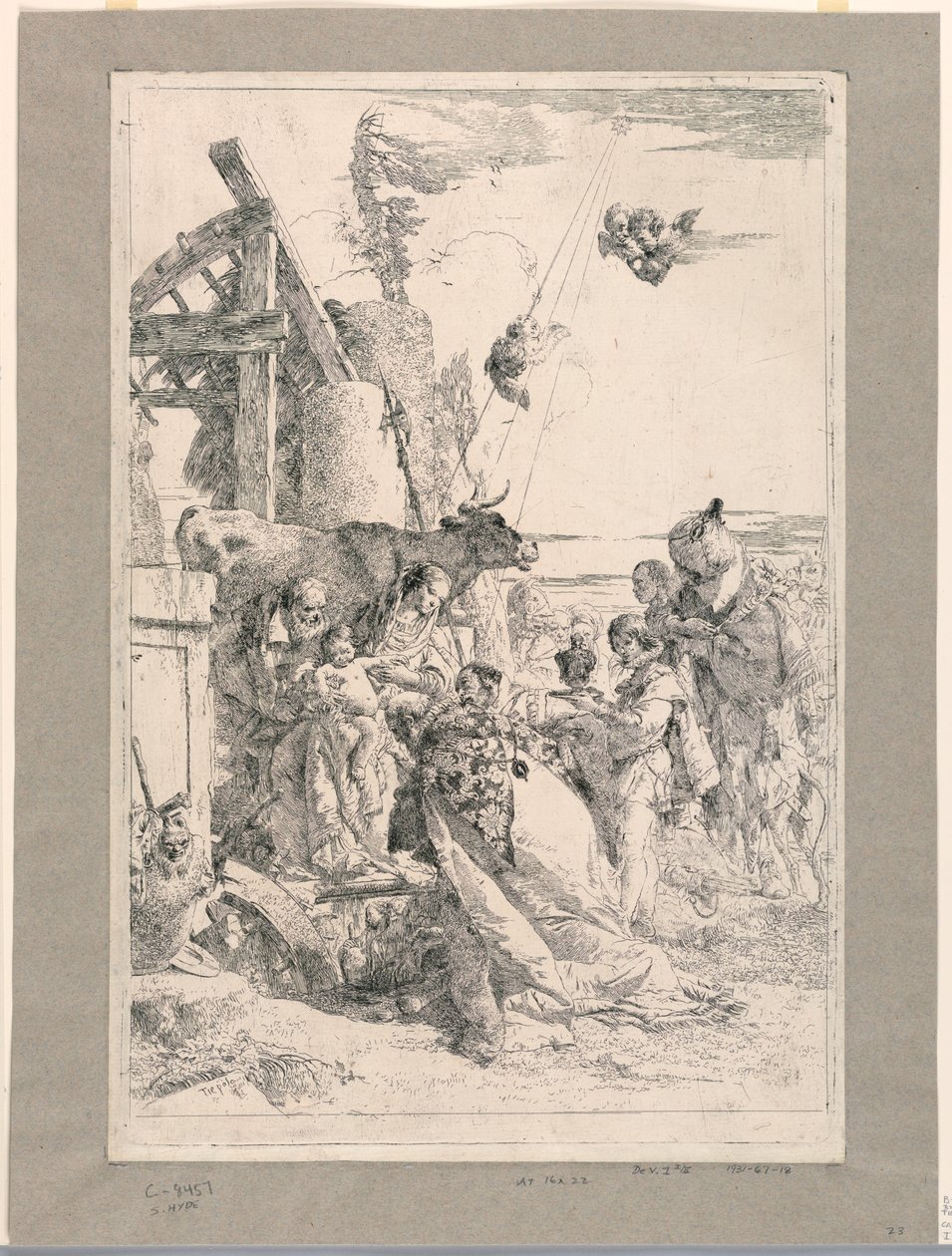 Kralların hayranlığı by Giovanni Battista Tiepolo