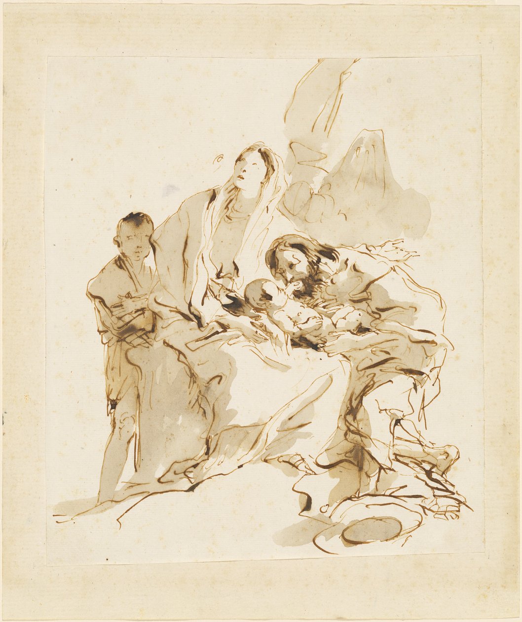 Kutsal Aile by Giovanni Battista Tiepolo