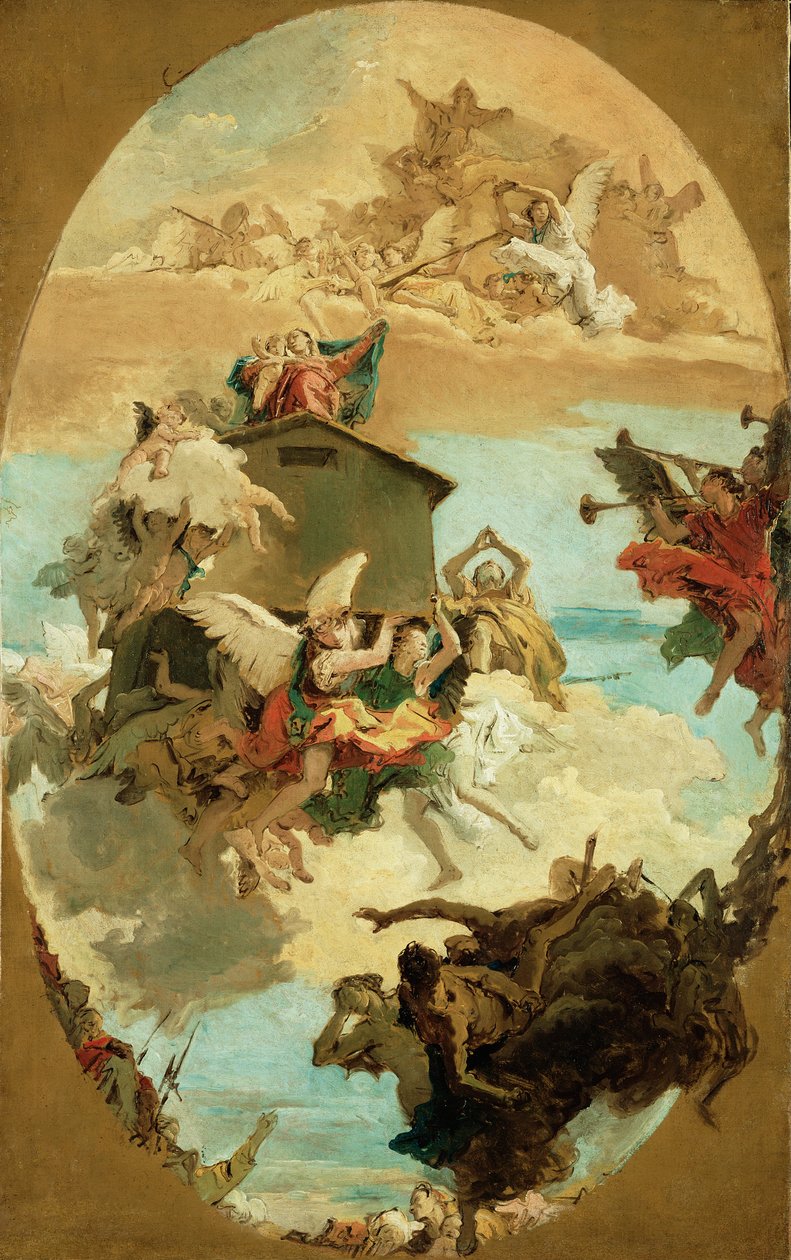 Loreto Kutsal Evi Mucizesi by Giovanni Battista Tiepolo
