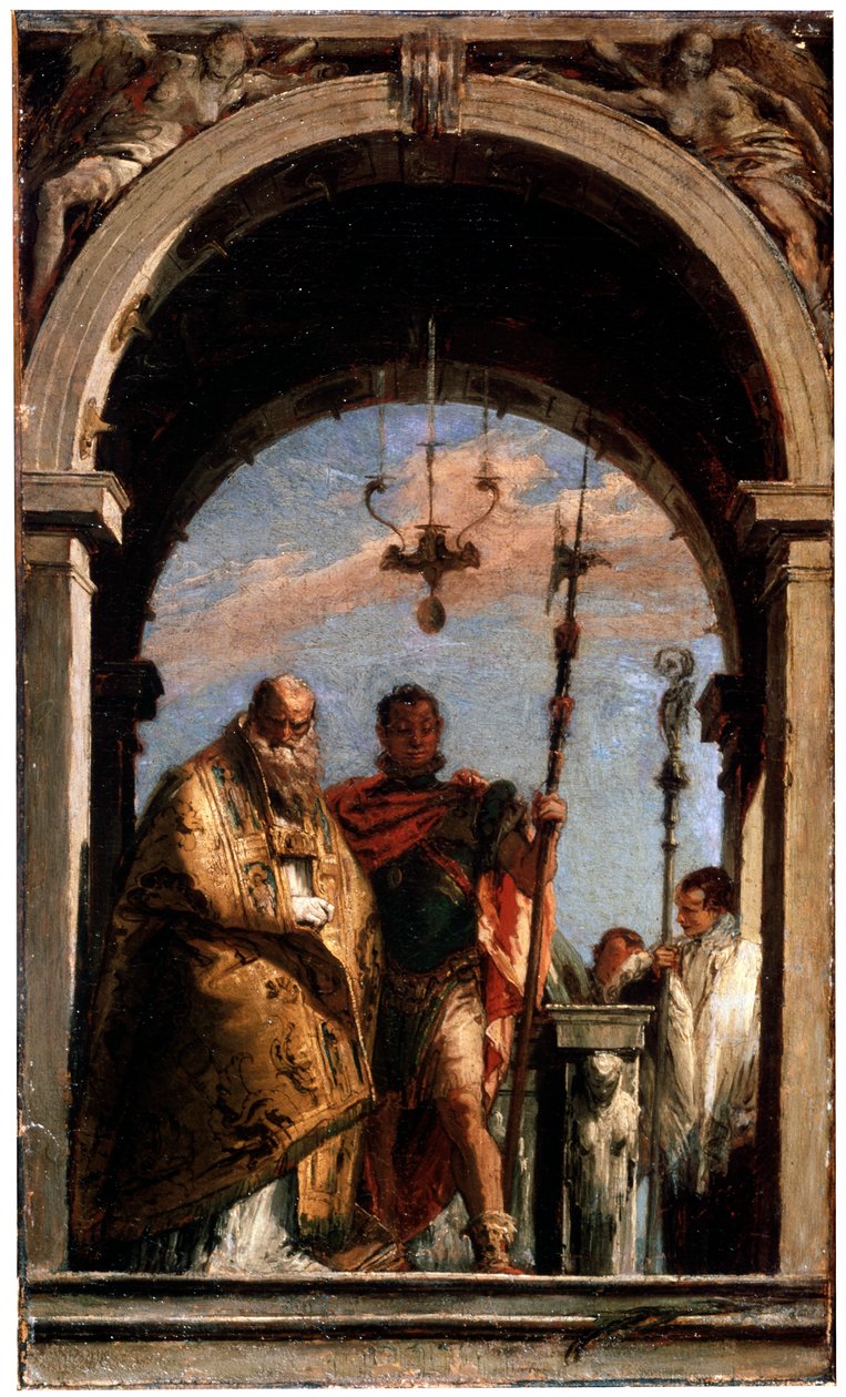 İki Aziz, 1740-1745. by Giovanni Battista Tiepolo