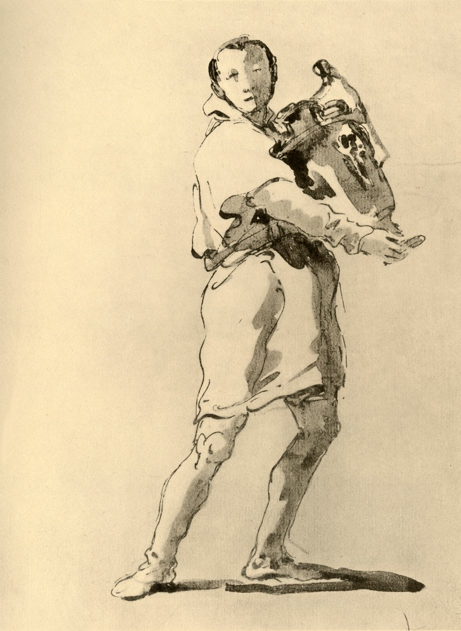 Amforalı Gençlik, 18. yüzyıl ortası, 1928 by Giovanni Battista Tiepolo