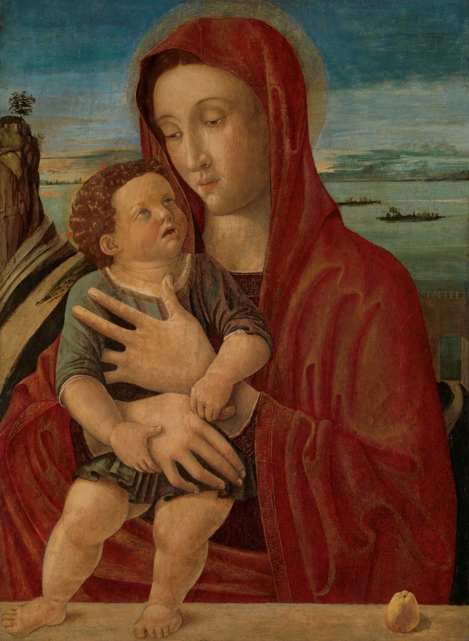 madonna ve çocuk by Giovanni Bellini (circle of)