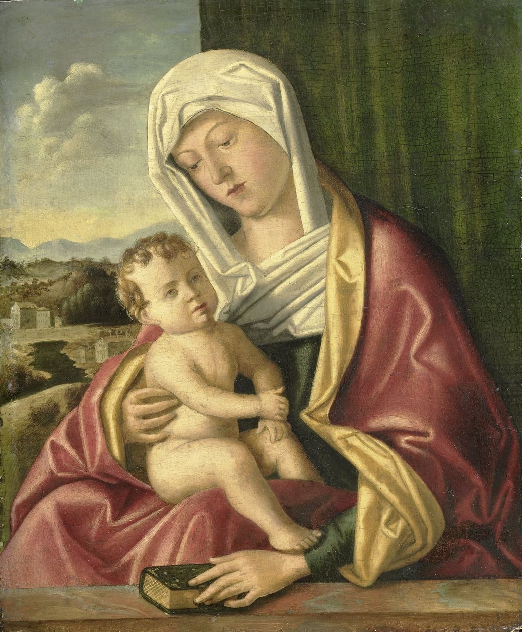 madonna ve çocuk by Giovanni Bellini (school of)