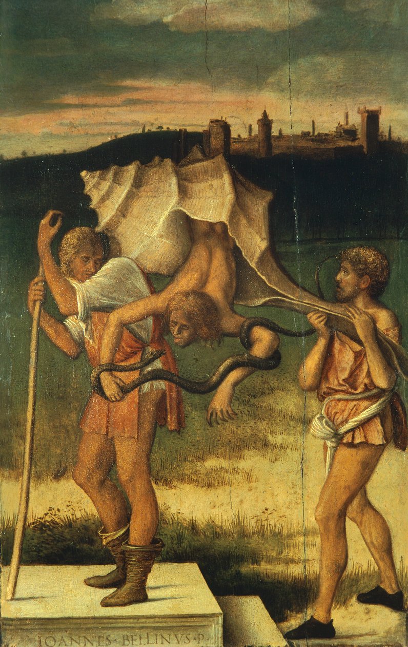 Alegori Kötü niyetli dedikodu (veya İftira) by Giovanni Bellini