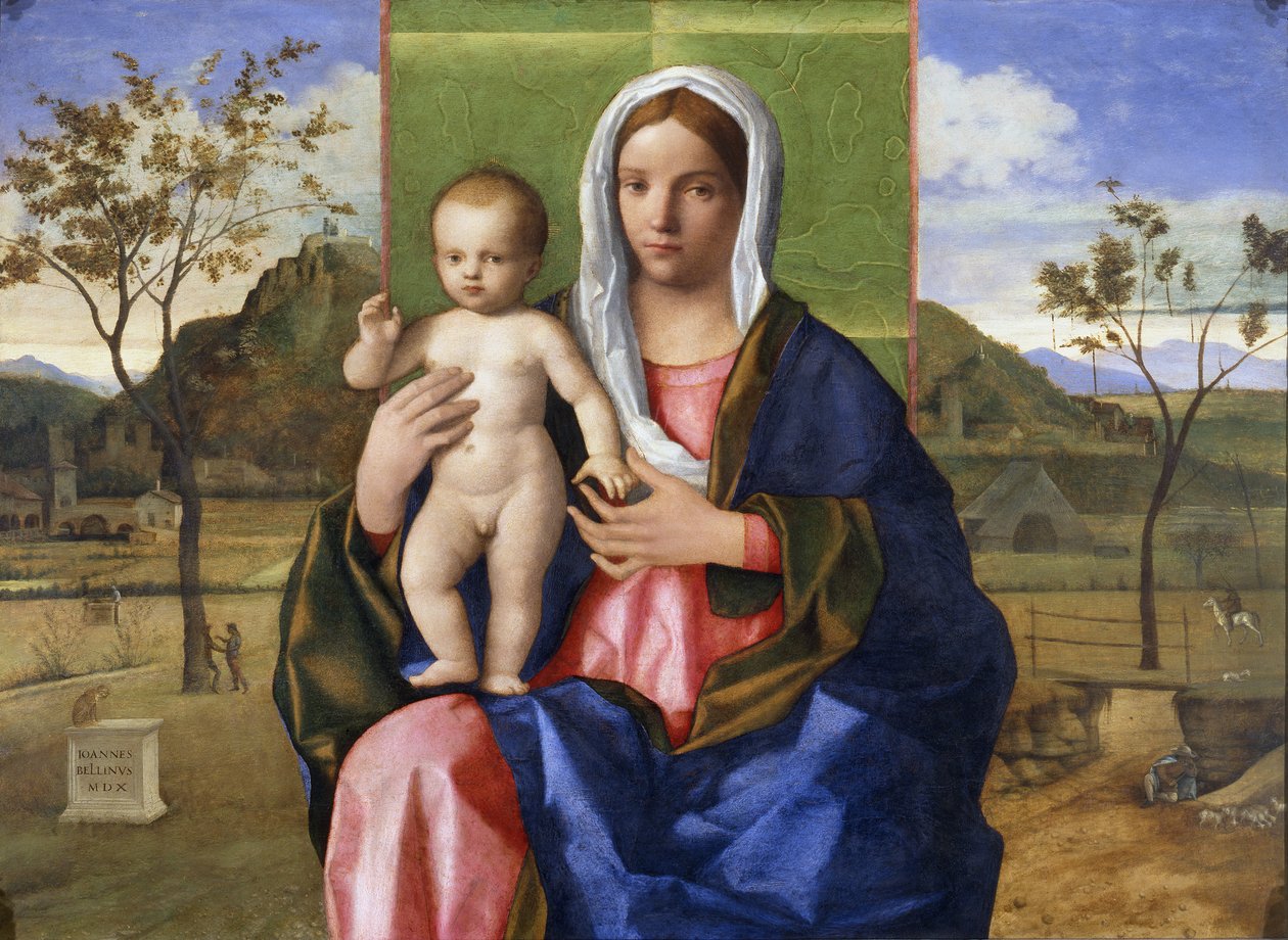 madonna ve çocuk by Giovanni Bellini