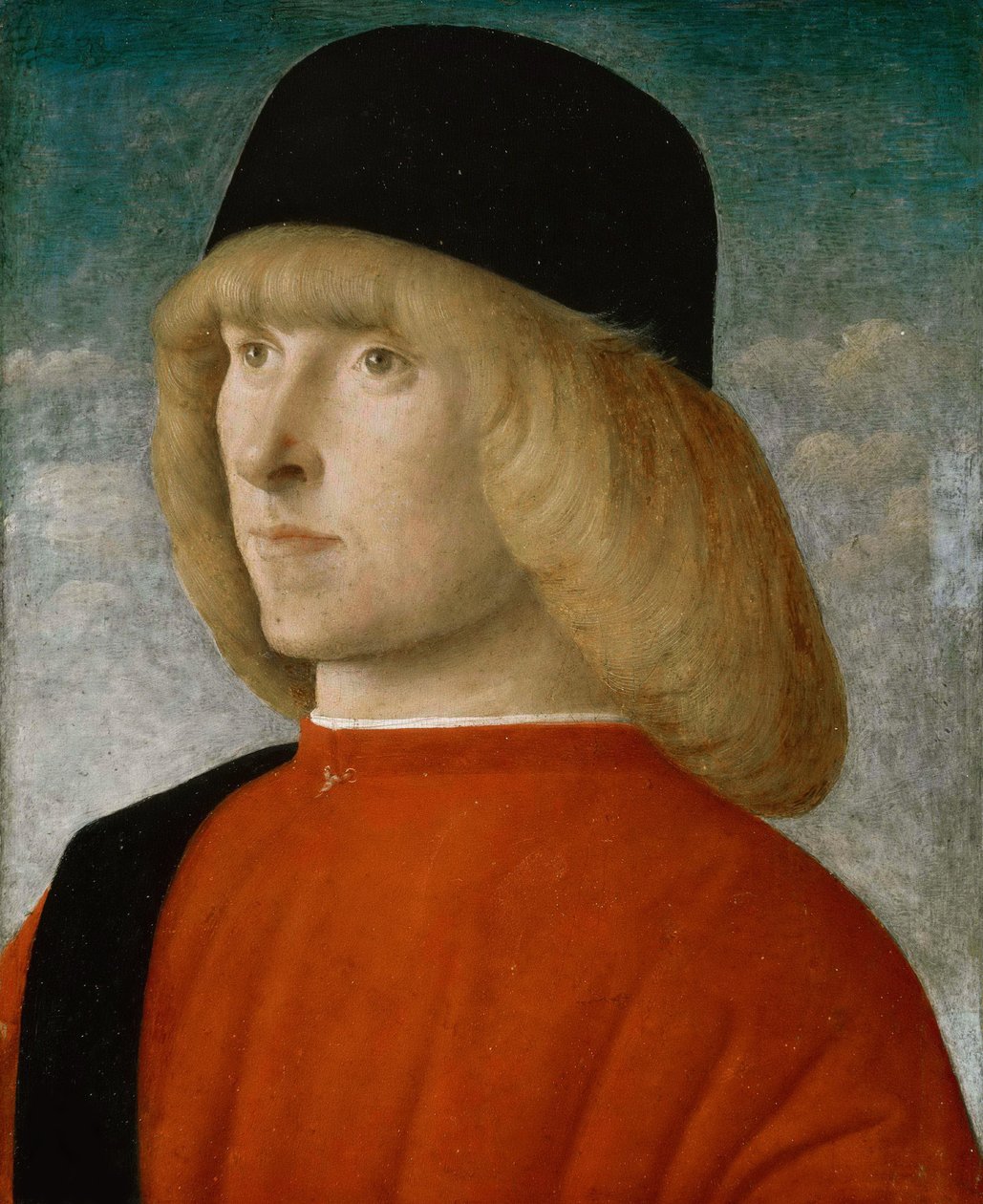 Genç Bir Senatörün Portresi, c. 1490-1499. by Giovanni Bellini