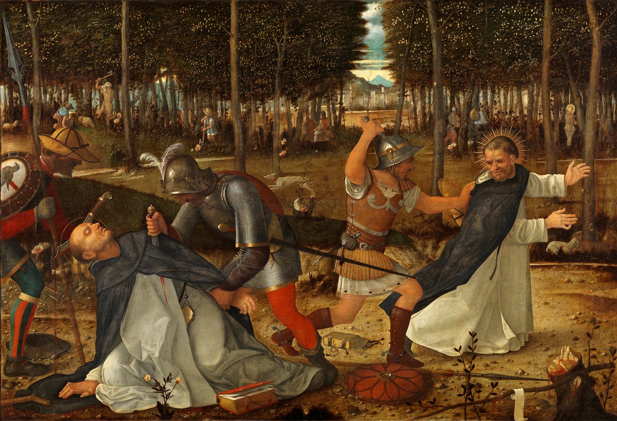 Aziz Peter Şehit Suikastı, c.1509 by Giovanni Bellini