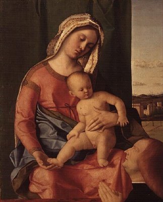 Donörlü Madonna ve Çocuk by Giovanni Bellini