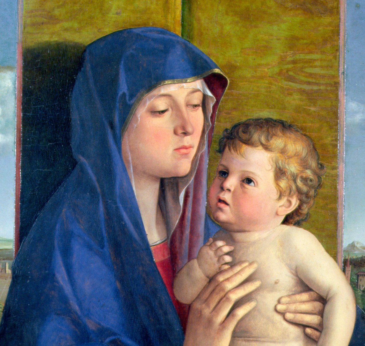76900 panel detayında Armut Yağı by Giovanni Bellini