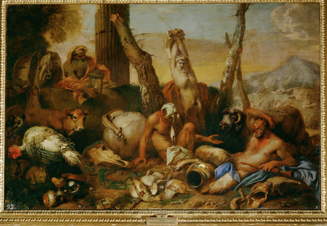  by Giovanni Benedetto (1609-64) Castiglione