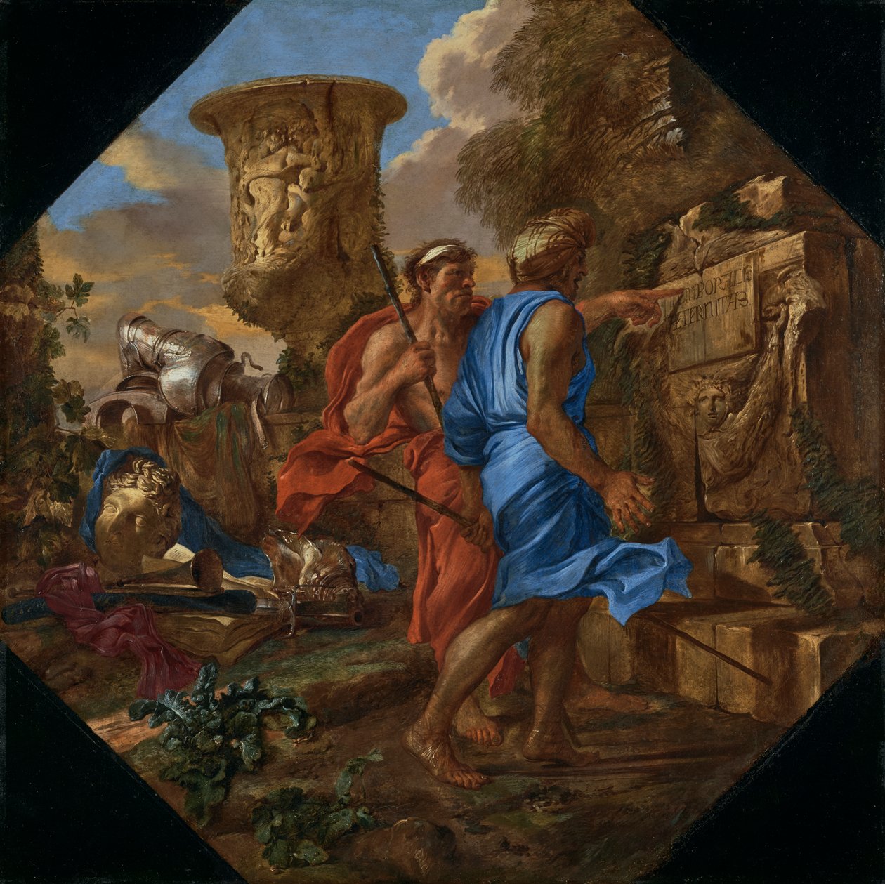 Arkadyalı Çobanlar, c.1655 by Giovanni Benedetto Castiglione