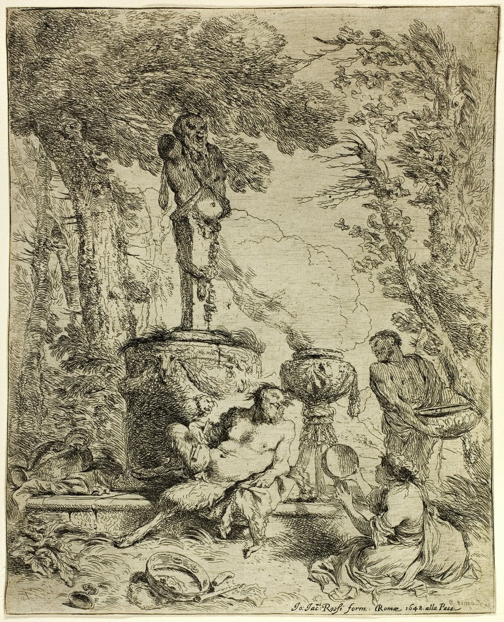 Pan Bayramı by Giovanni Benedetto Castiglione