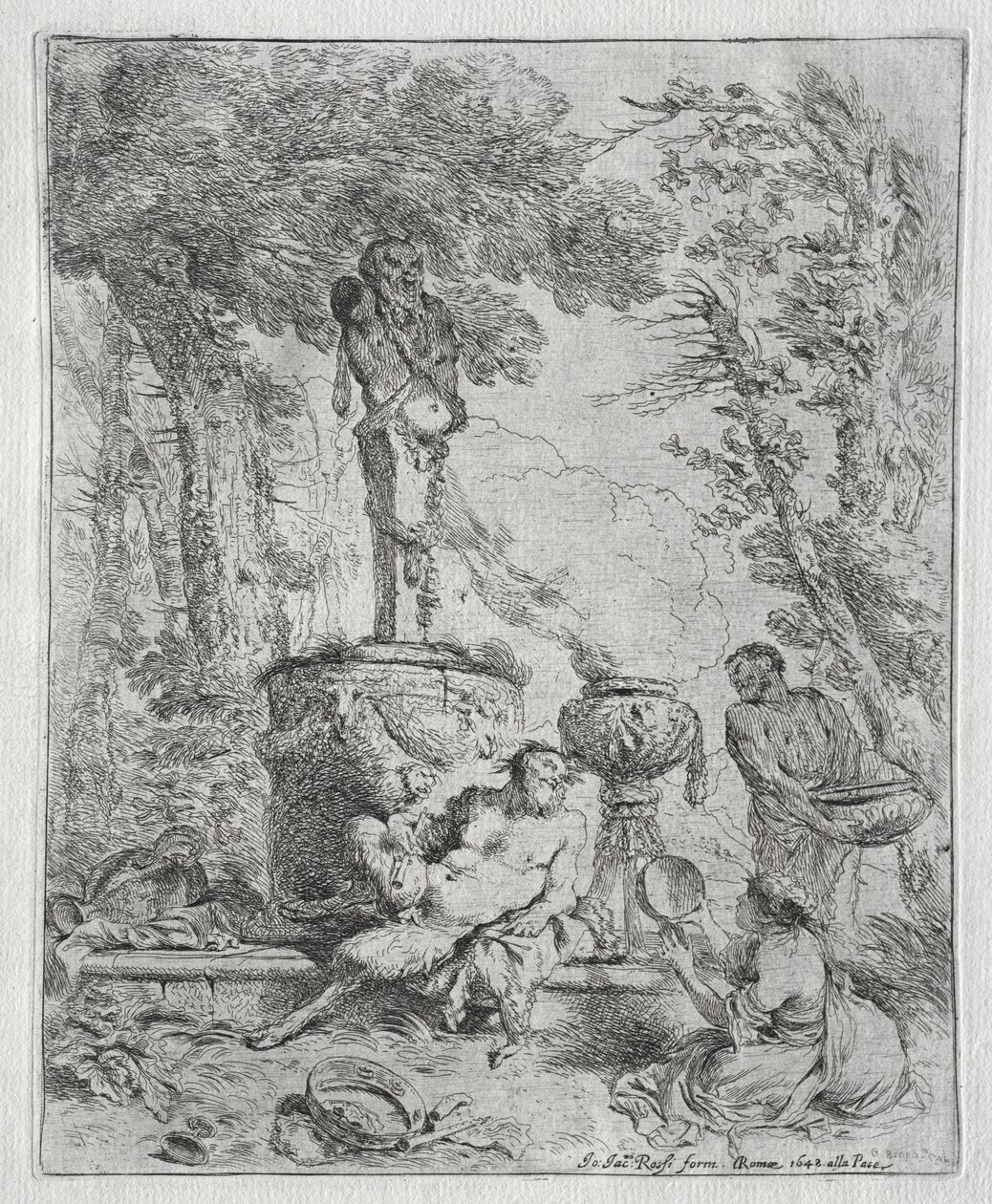 Pan Fete by Giovanni Benedetto Castiglione