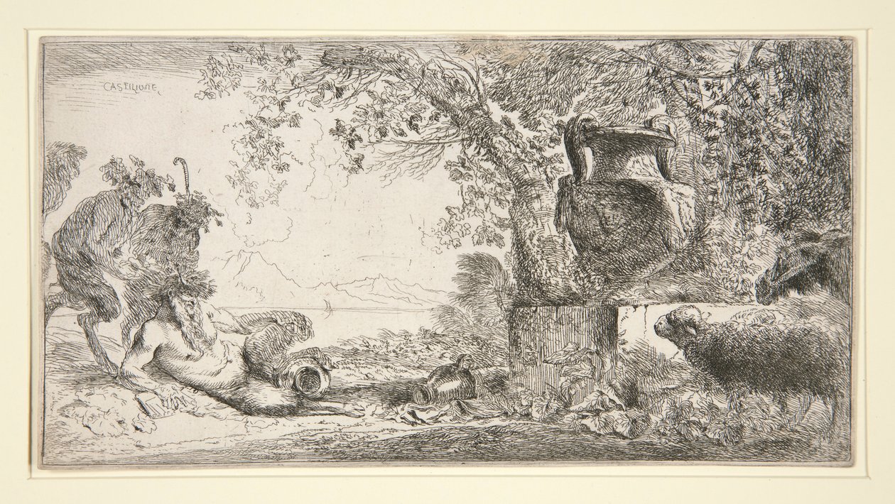 Vazo Karşısı Tavada Kurutulmuş by Giovanni Benedetto Castiglione