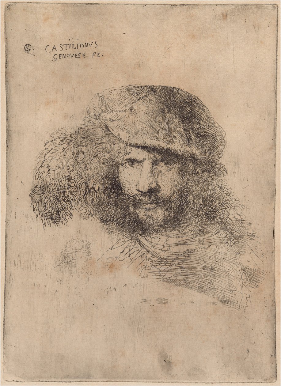 Kendi Portre(?), Tüylü Bir Şapka Takmış ["Bernini