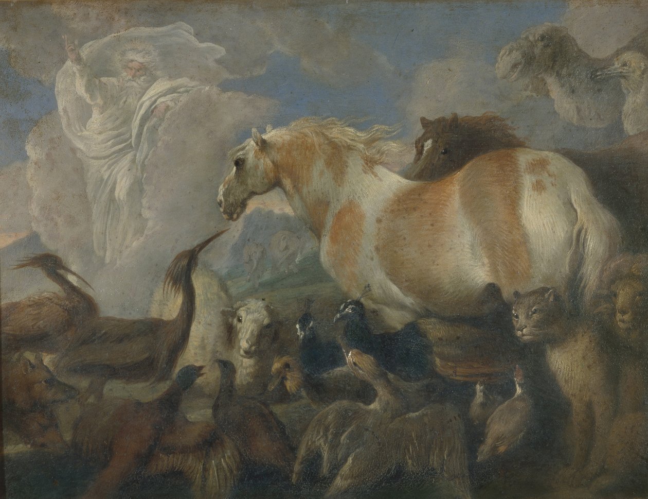 Yaratılış, 17. yüzyılın ortaları. by Giovanni Benedetto Castiglione