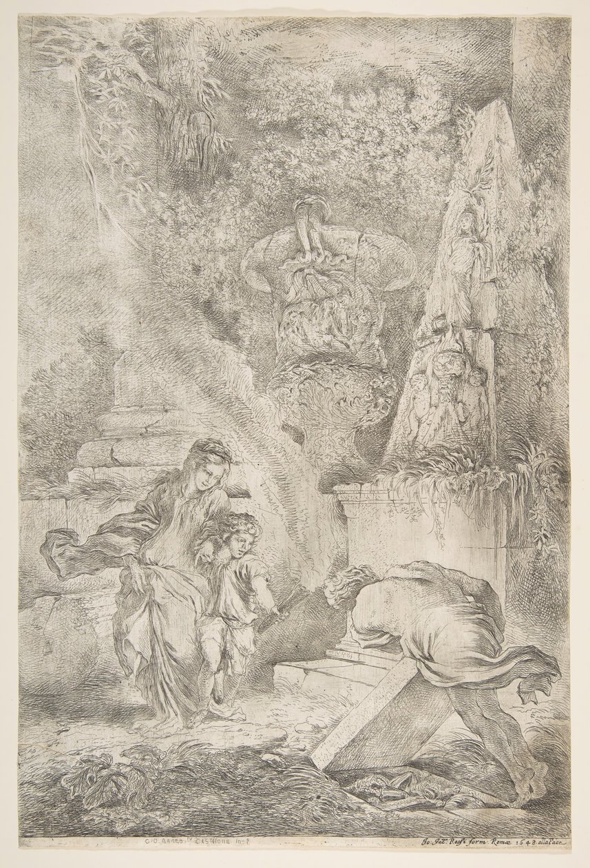 Theseus babasının kollarını buluyor, 1645, 1648