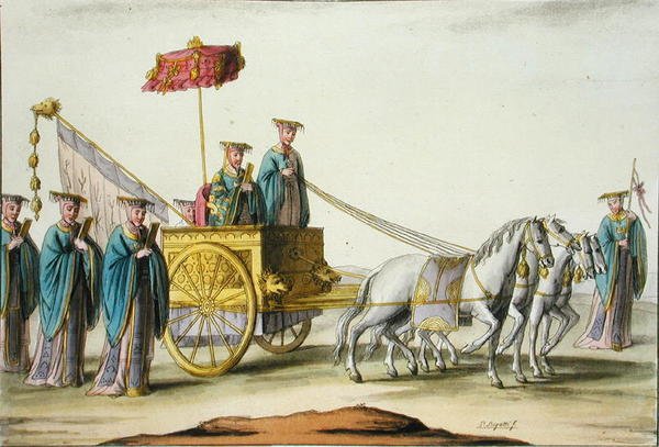 Arabasında Bir Antik Hanedan İmparatoru, Jules Ferrario