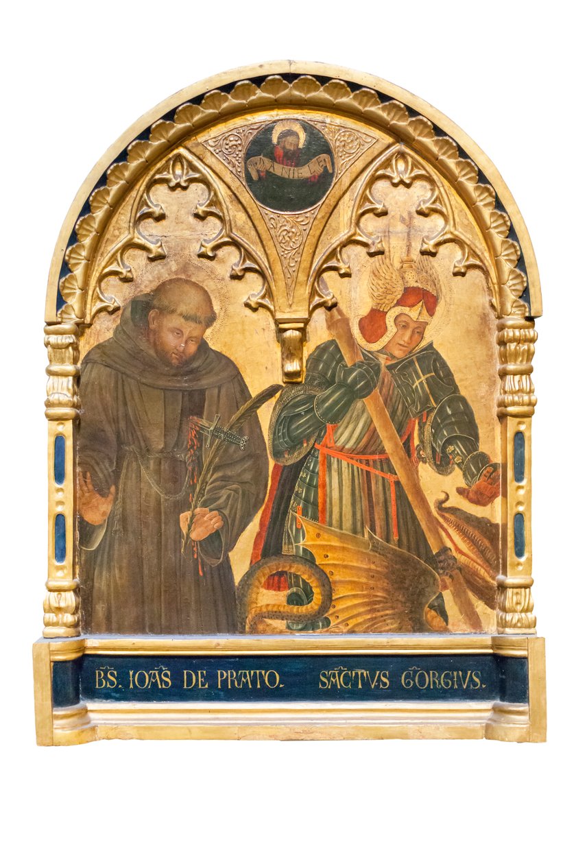 Prato ve Aziz George'un Kutsanmış John'u by Giovanni Boccati or Boccatto