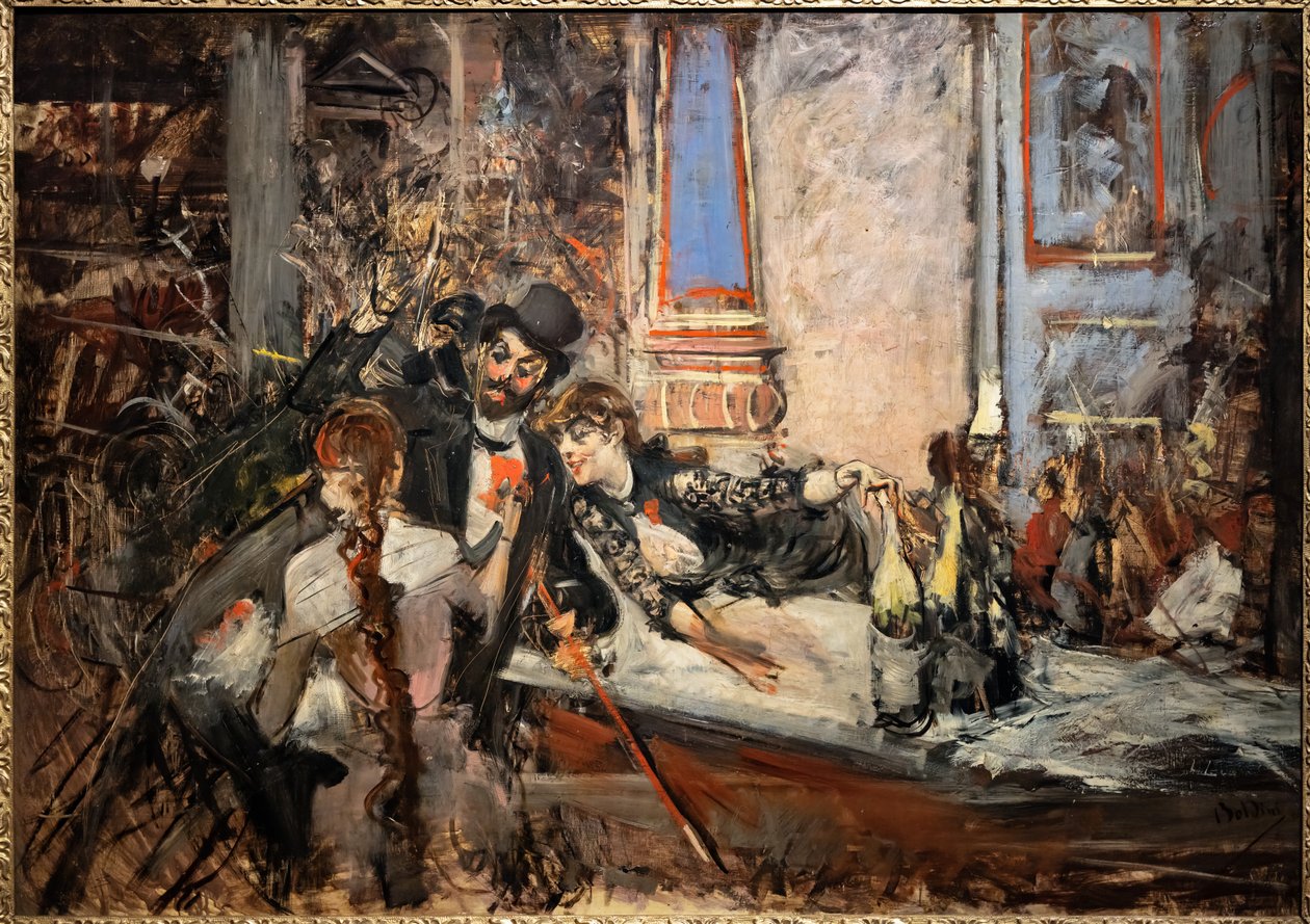 Folies Bergere'de by Giovanni Boldini