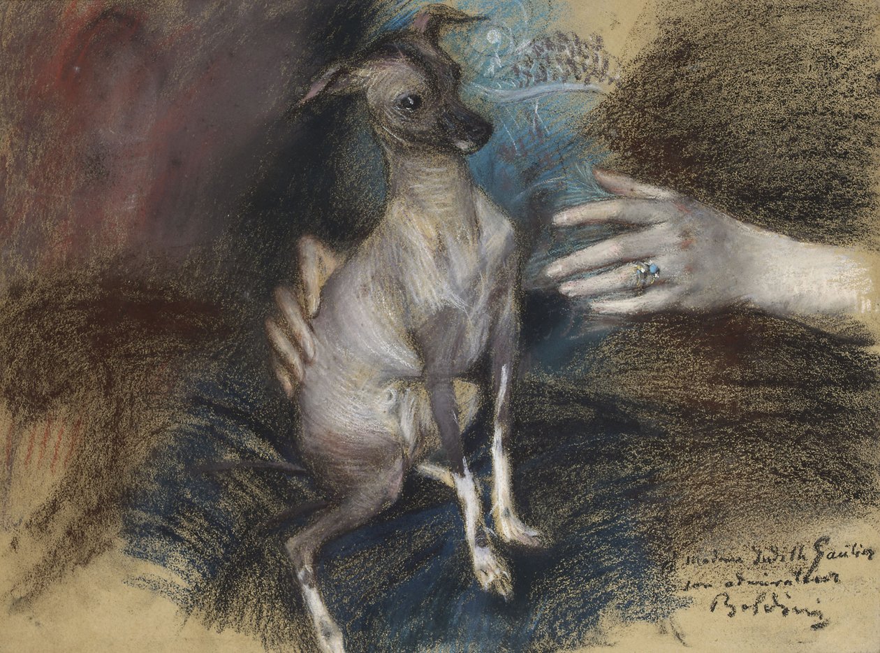 Köpekle Zarif by Giovanni Boldini