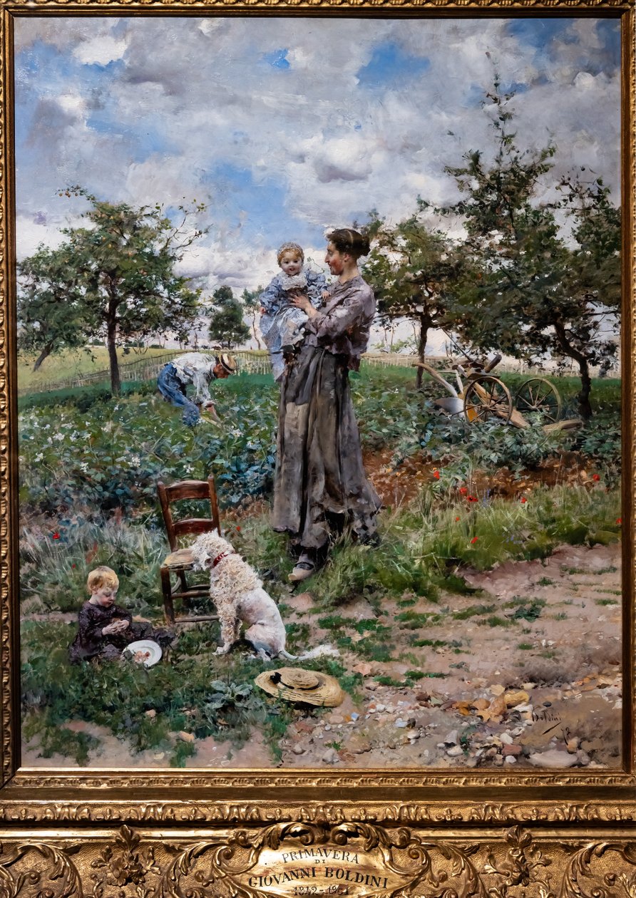 Kırsal kesimde (Bahar) by Giovanni Boldini