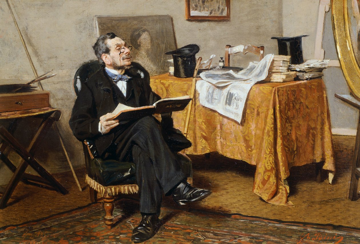 Figürlü iç mekan, Giovanni Boldini tarafından by Giovanni Boldini
