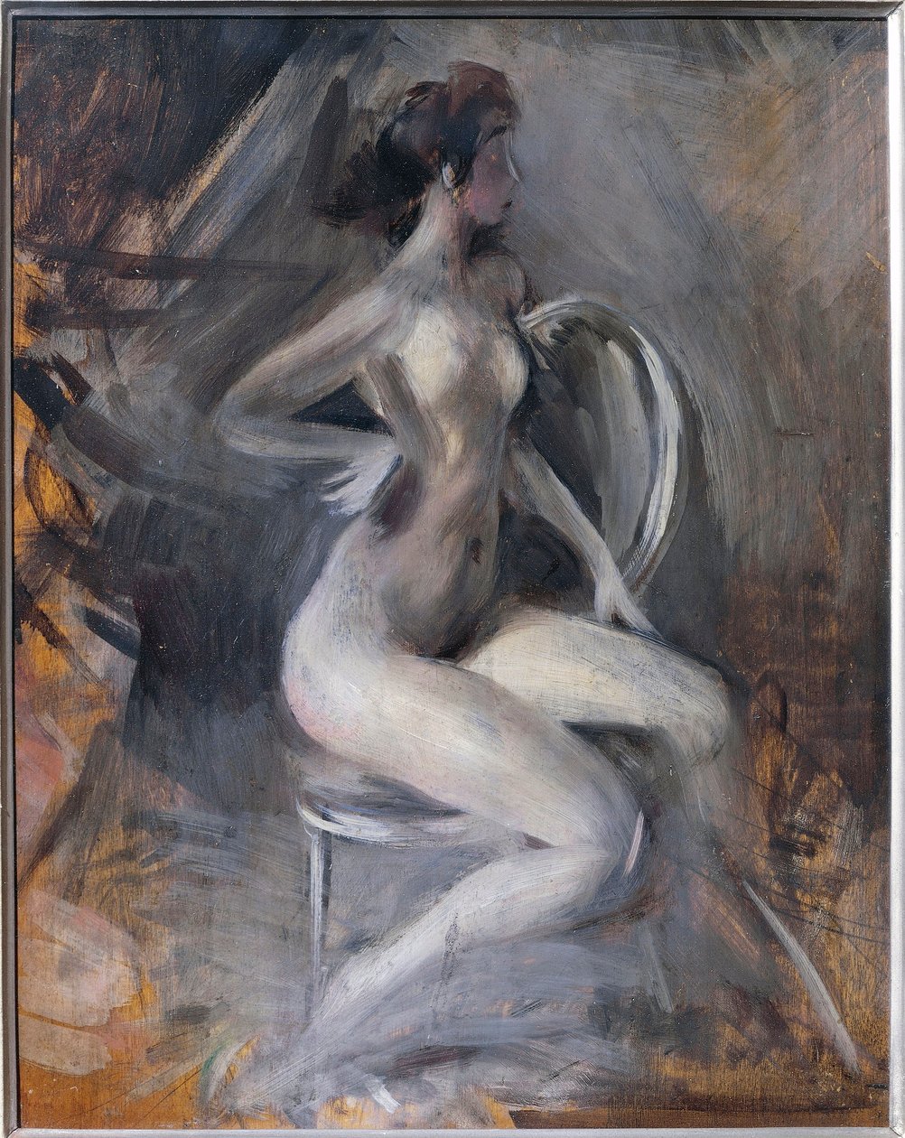 İtalya, Ferrara, Dinamik Çıplak by Giovanni Boldini