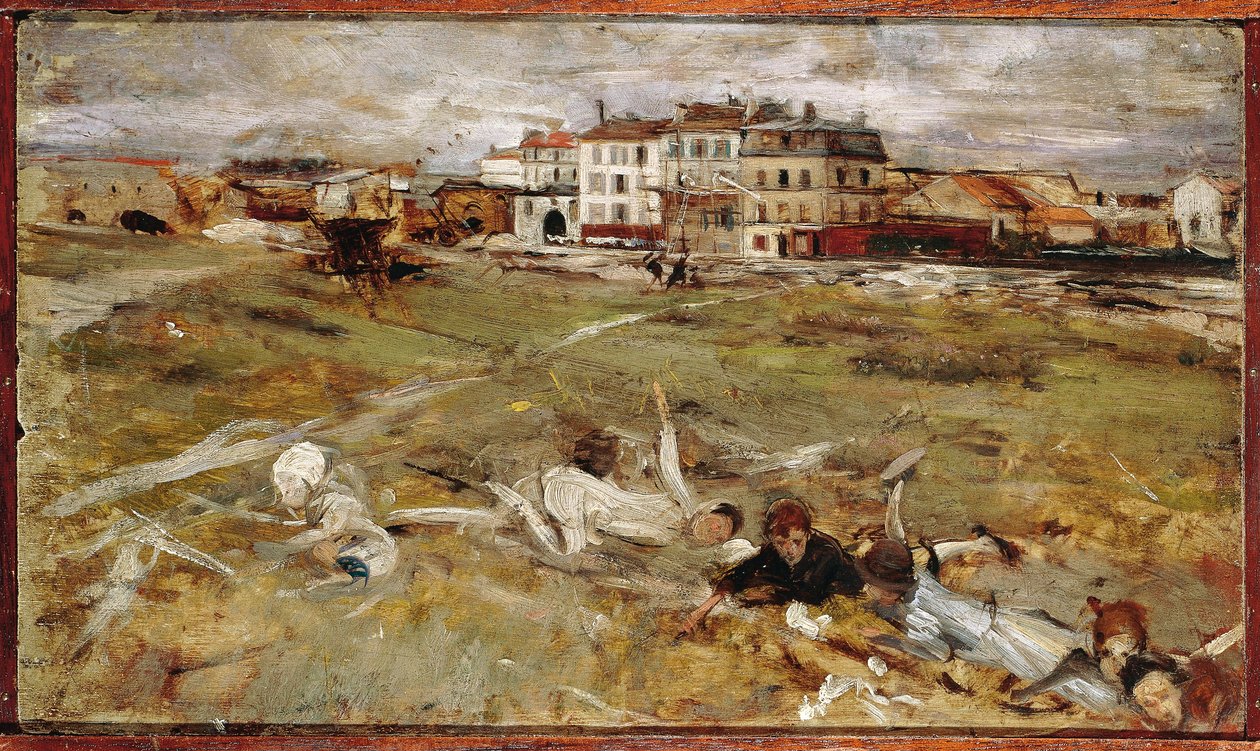 İtalya, Paris Banliyösü (tuval üzerine yağlı boya) by Giovanni Boldini