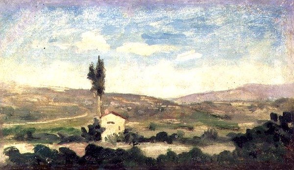 Kavak Ağacı ile Manzara by Giovanni Boldini