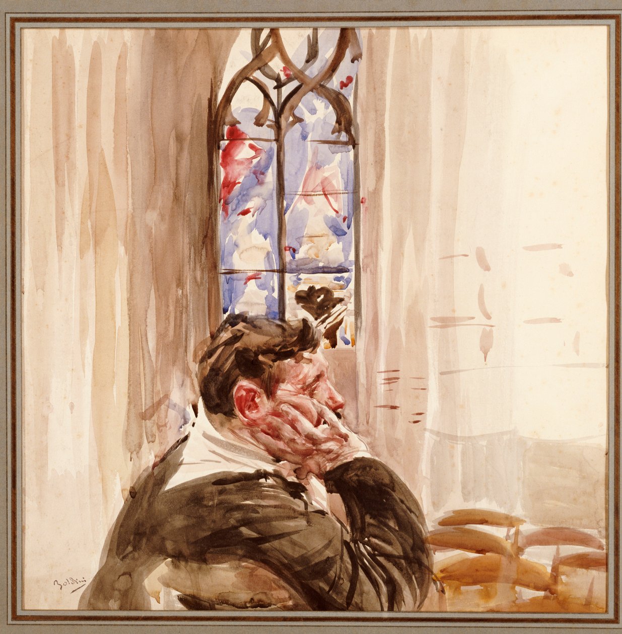 Kilisedeki Bir Adamın Portresi, 1900 by Giovanni Boldini